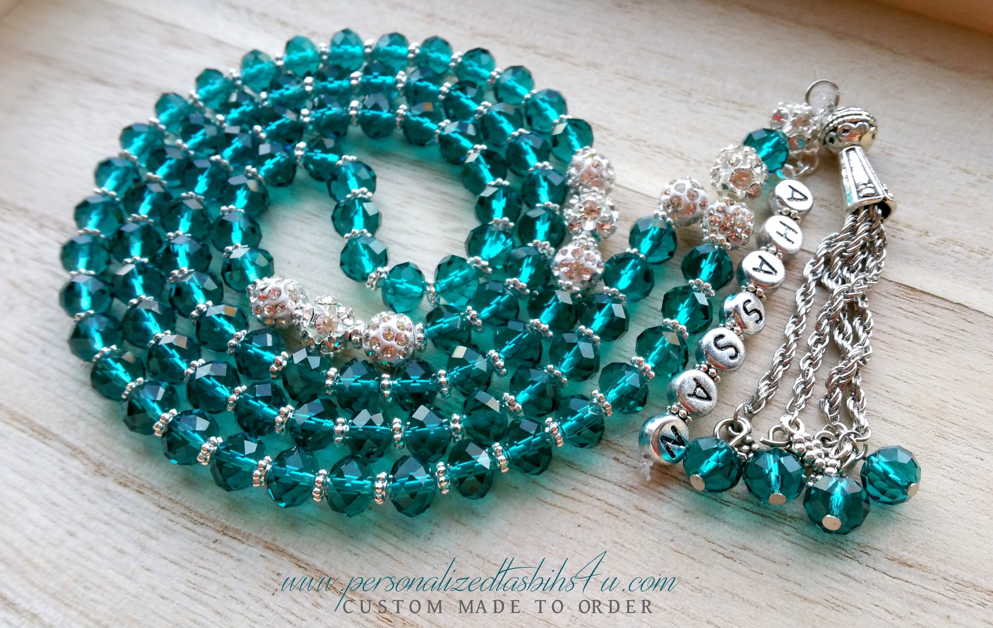 Turquoise Waves-PersonalizedTasbihs4u