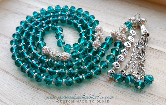 Turquoise Waves-PersonalizedTasbihs4u