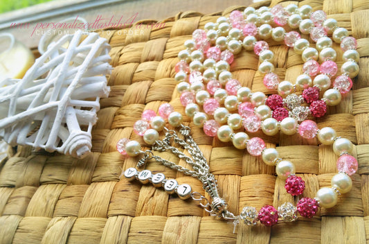 Pink Love-PersonalizedTasbihs4u