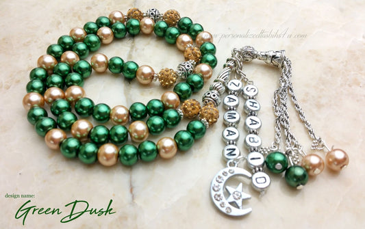 Green Dusk-PersonalizedTasbihs4u