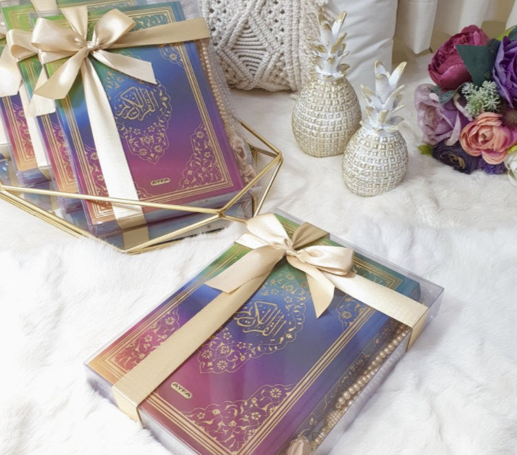 rainbow quran and tasbih set