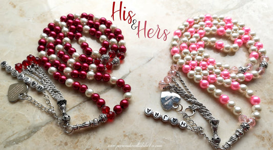 SET: His & Hers - 1-PersonalizedTasbihs4u