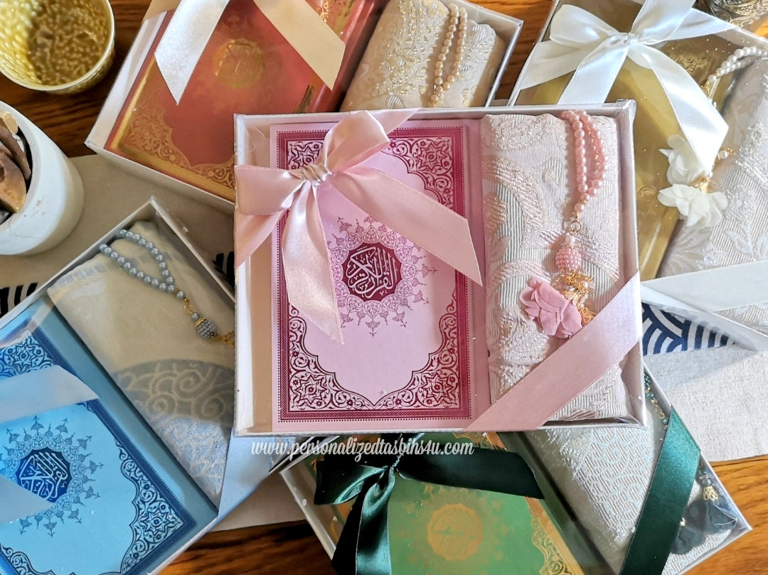 Ibaadah personalised gift box with embossed name detail