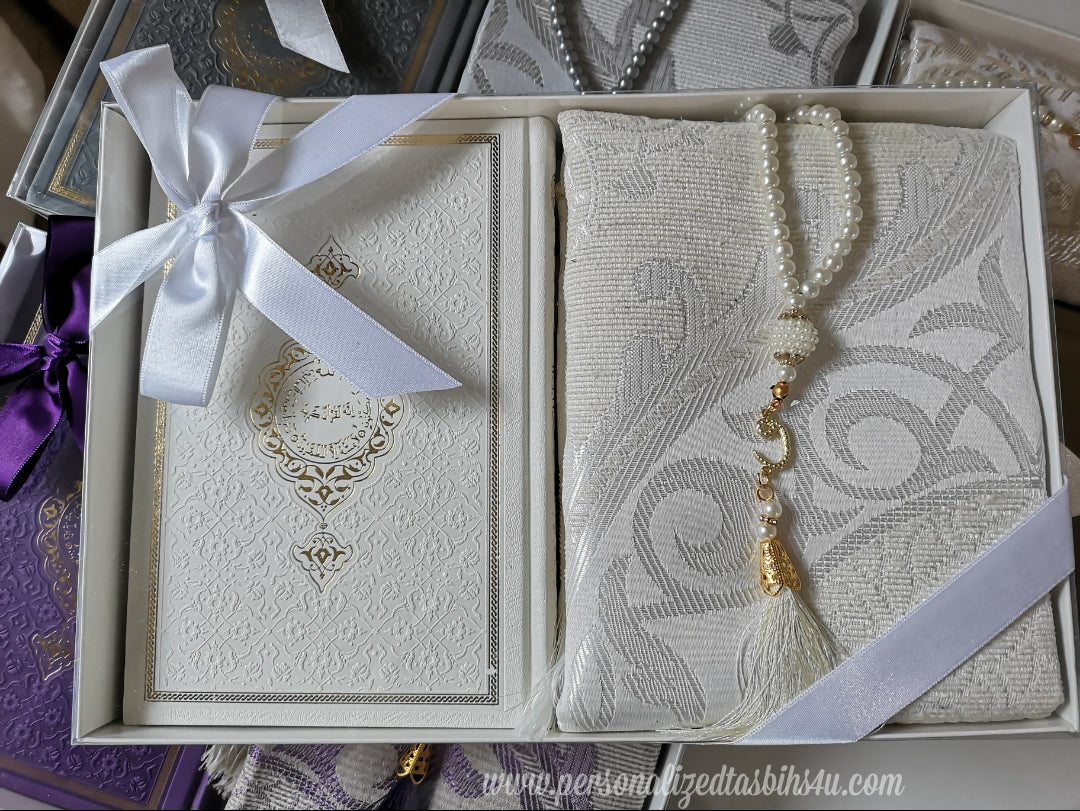 Ibaadah Islamic gift set in blue colourway