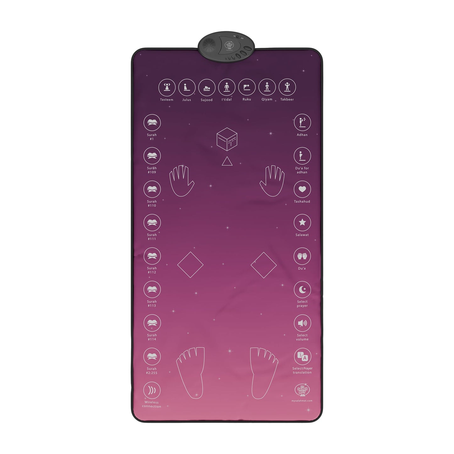 Smart Interactive Adult/Revert Prayer Mat | Rahma Version | 8years+ | A beautiful Ramadan and Eid gift for loved ones