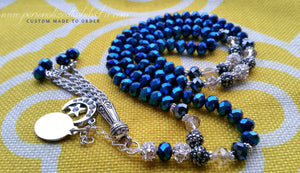 Silvery Blue-PersonalizedTasbihs4u
