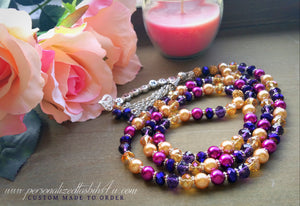 Purples & Golds-PersonalizedTasbihs4u