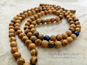 Oudh & Lapis Lazuli-PersonalizedTasbihs4u